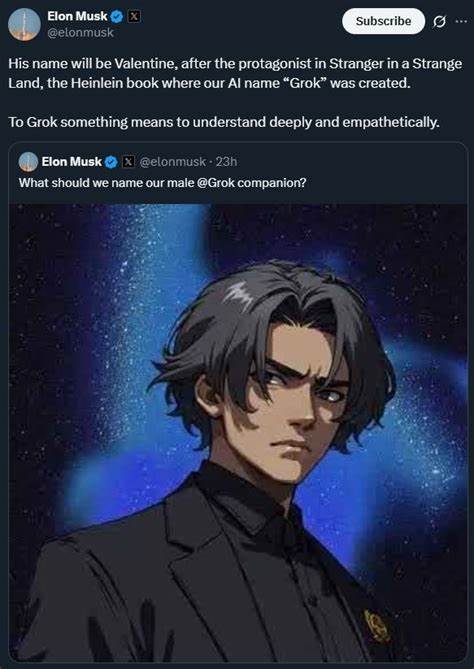 Is $VALENTINE the Next Small Cap Gem As Elon Musk Names Grok Companion?