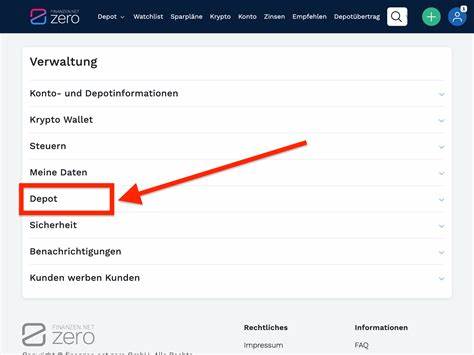ZERO-Depot: Verwaltungsbereich – Helpcenter - FINANZEN.NET