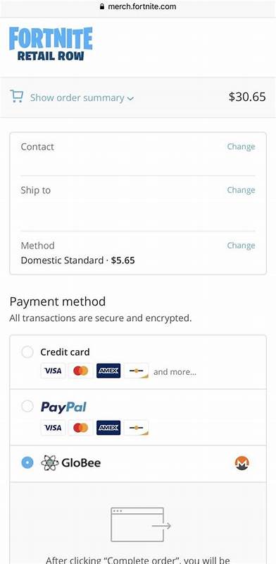 Fortnite Merchandise Store Starts ’Exclusively’ Accepting Monero as Payment Method - Cointelegraph