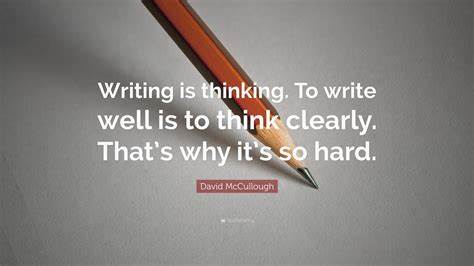 Writing Is Thinking
