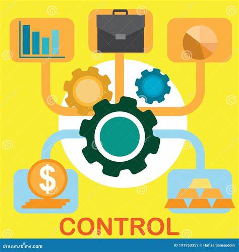 Take Control Concept stock illustrations