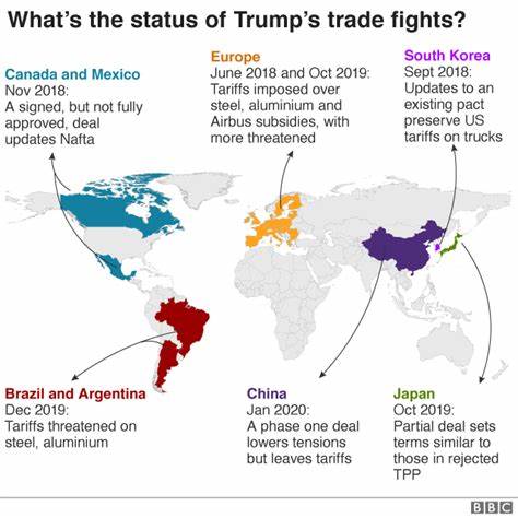 Trade war latest: Asian markets slump as Trump threatens 'out of line' EU with tariffs