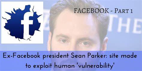 Sean Parker: Facebook was designed to exploit human "vulnerability" (2017)