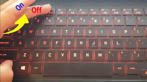 How to Turn Keyboard lighting On or Off on a Laptop - The Windows Club