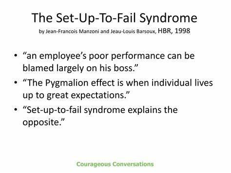 The Set-Up-to-Fail Syndrome (1998)