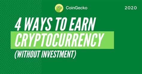 4 Ways to Earn Cryptocurrencies in 2020 (Without Investment) - CoinGecko Buzz