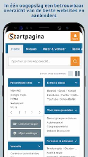 Startpagina.nl | Jouw startpagina voor weer, verkeer en meer