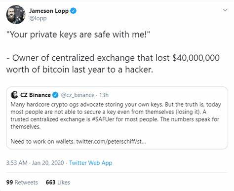 CZ warns crypto exchanges of hack targeting multi-sig cold storage after Bybit hack - MSN