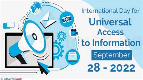 International Day for Universal Access to Information (IDUAI) 2024