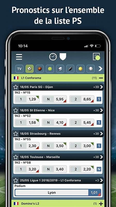 Parions Sport Pronostics plein écran avec Pronosoft