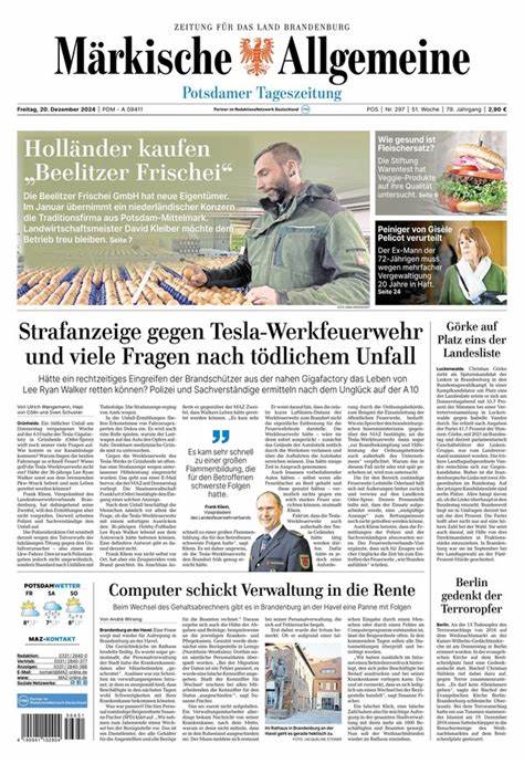 Märkische Allgemeine Zeitung - epaper.maz-online.de