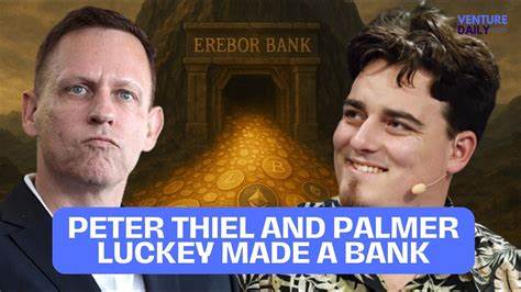 Palmer Luckey, Peter Thiel, Joe Lonsdale Launch Erebor Bank For 