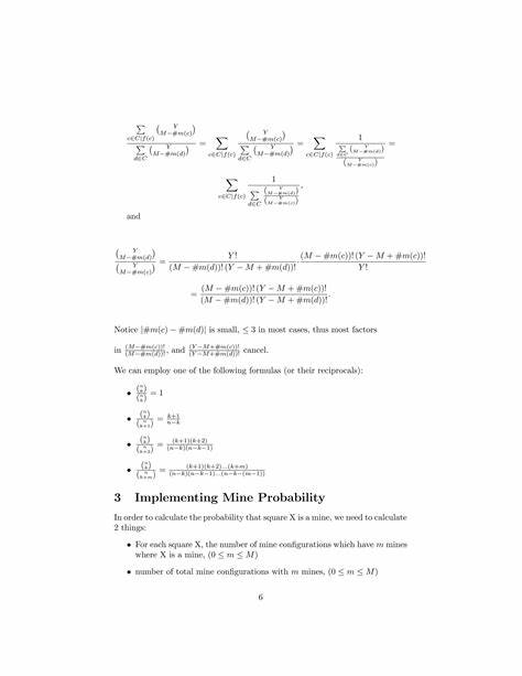 Stateless Probabilistic Minesweeper
