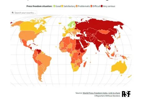 Freedom Index by Country 2025