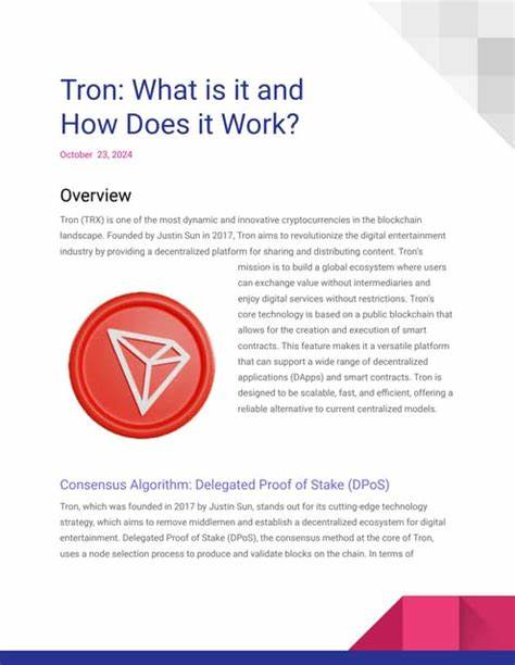 What is Tron, and how does it work? A beginner’s guide - Cointelegraph