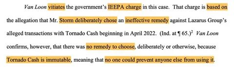 Tornado Cash Judge Will Not Permit Van Loon Verdict to Be Discussed 