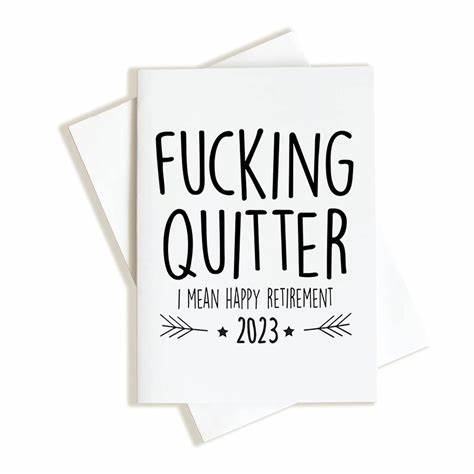 Why Don't You Fucking Retire Already?