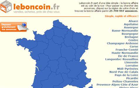 Séléctionner la ville sur le bon coin. - CommentCaMarche