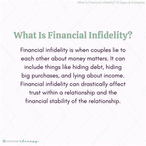What is financial infidelity? Why lying about money can be just as bad as cheating