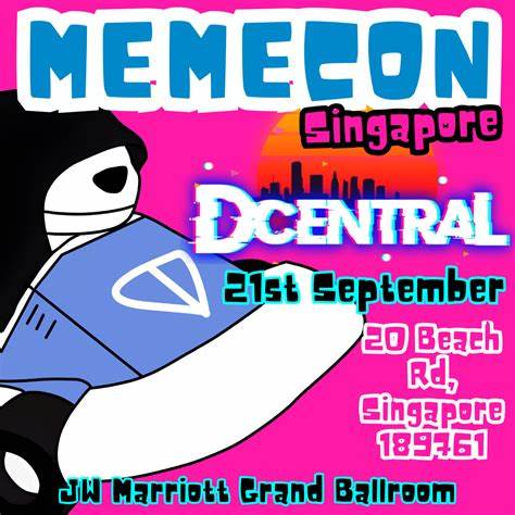 MEMECON x DCENTRAL Event on September 21 to Bring Memecoin Mayhem to Singapore - CryptoSlate