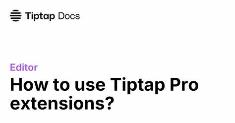 Tiptap has open-sourced a bunch of its pro extensions