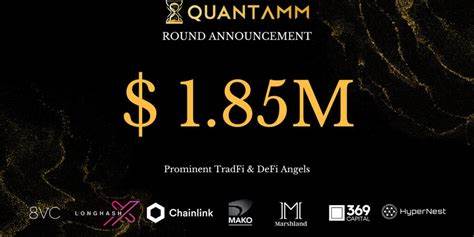 QuantAMM Secures $1.85 Million in Pre-Seed Funding Round for On-chain Asset Management Solution - Decrypt