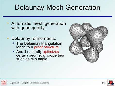 Delaunay Mesh Generation