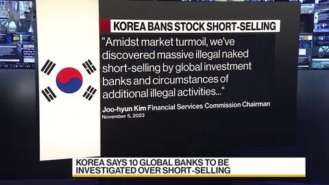 South Korea Aims to End Short-Selling Ban on All Stocks in March