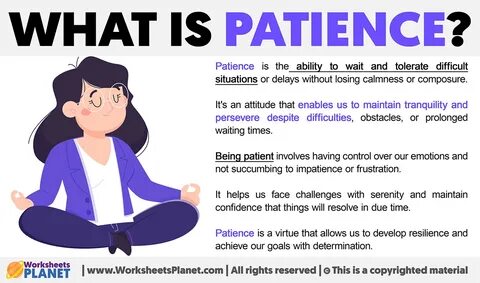 Aie (de la) patience / Prends patience - WordReference Forums