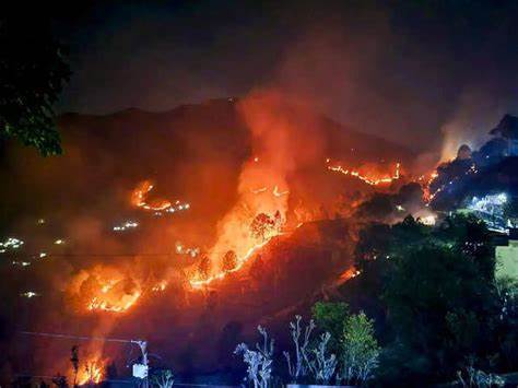 In pics: Uttarakhand battles multiple forest fires, IAF deployed - The Economic Times